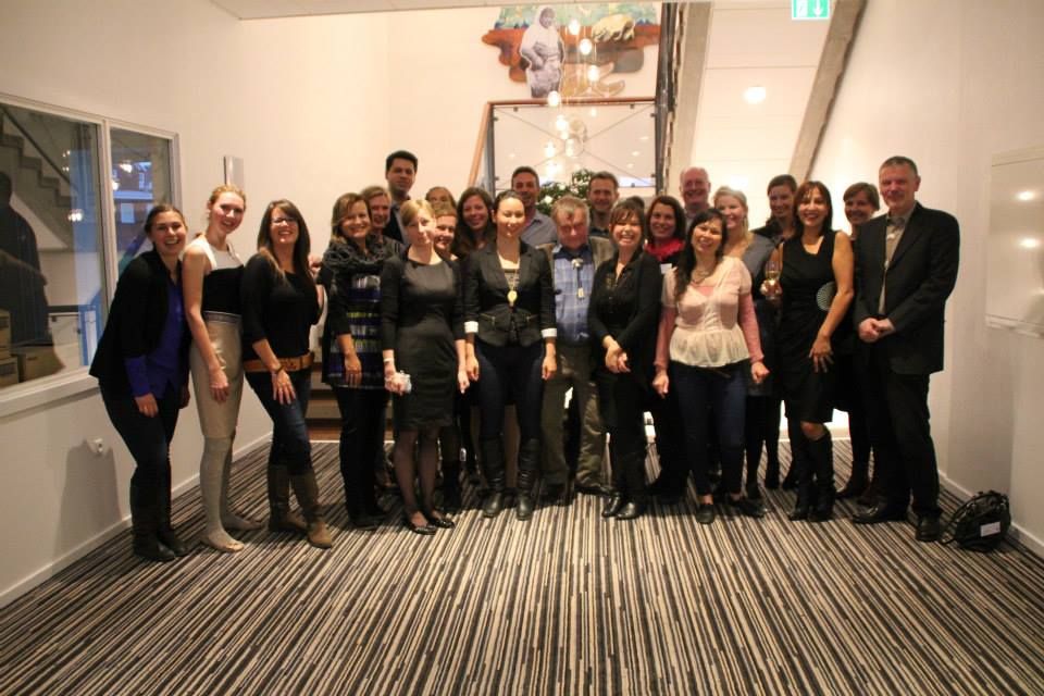 Sandra Juutilainen with summer school participants