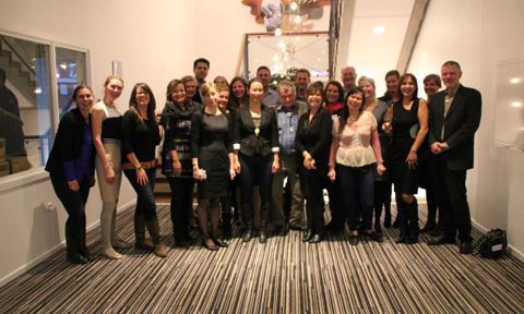 Sandra Juutilainen with summer school participants