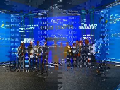 Presenters from Ocean Campus day. Kjell Stokvik is second from the left.