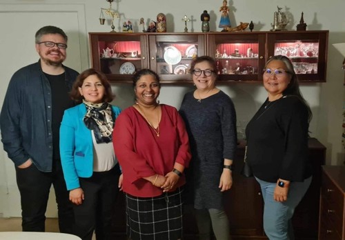 At Kalpana’s place for dinner.