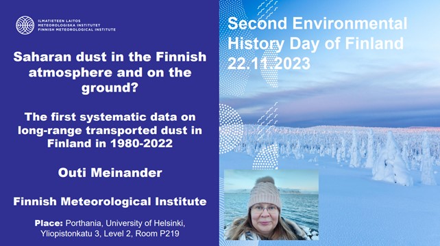 Outi Meinander Environmental History Day